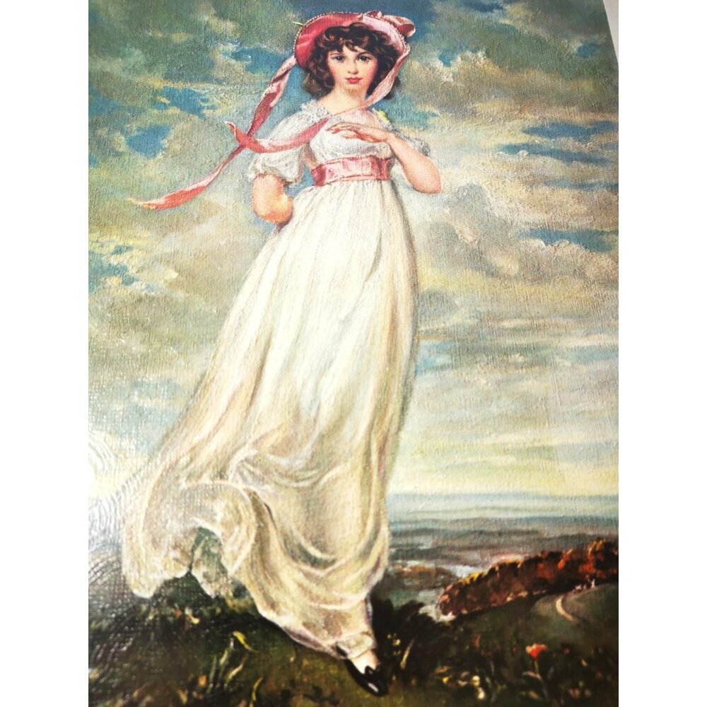 Matted Wall Art Pinkie Sir Thomas Lawrence Sarah Barrett Moulton Framed Vintage